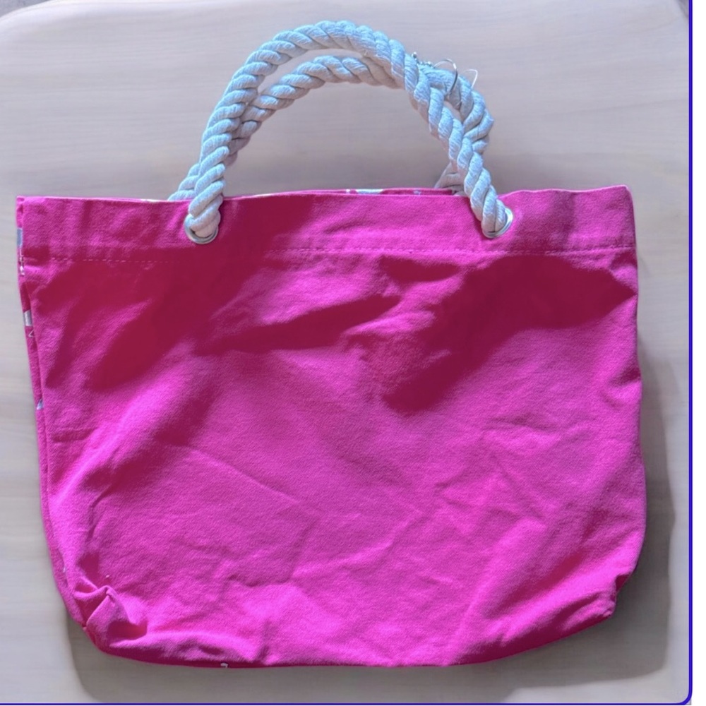 The Limited‎ Pink Flamingo Tote Bag - Picture 2 of 4